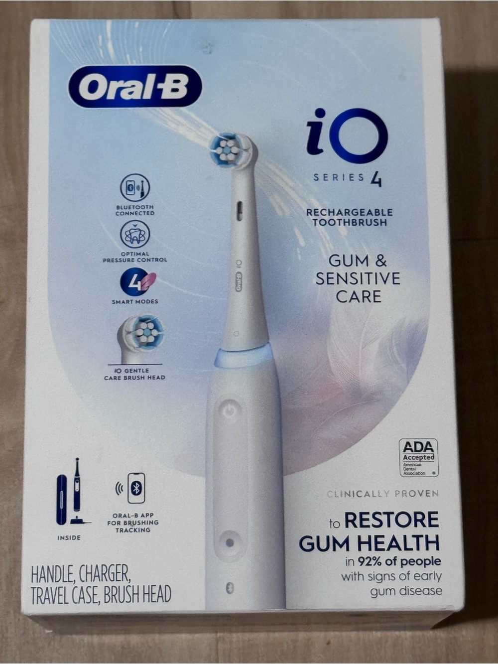 Oral-B iO Series 4 Rechargeable Electric Toothbrush - White